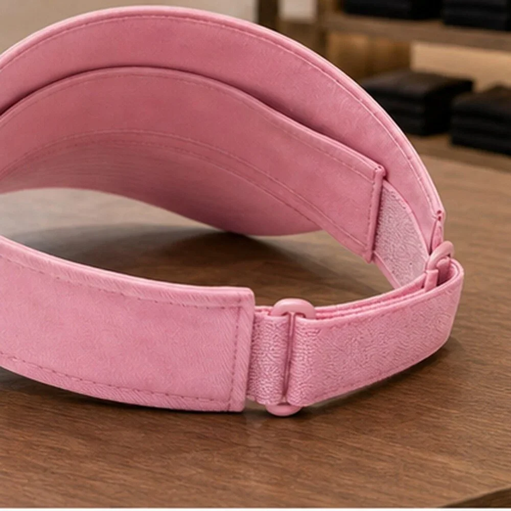 ALO Yoga Pink Workout Open Top Visor Hat NWT